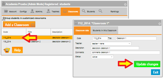 Create classroom 2